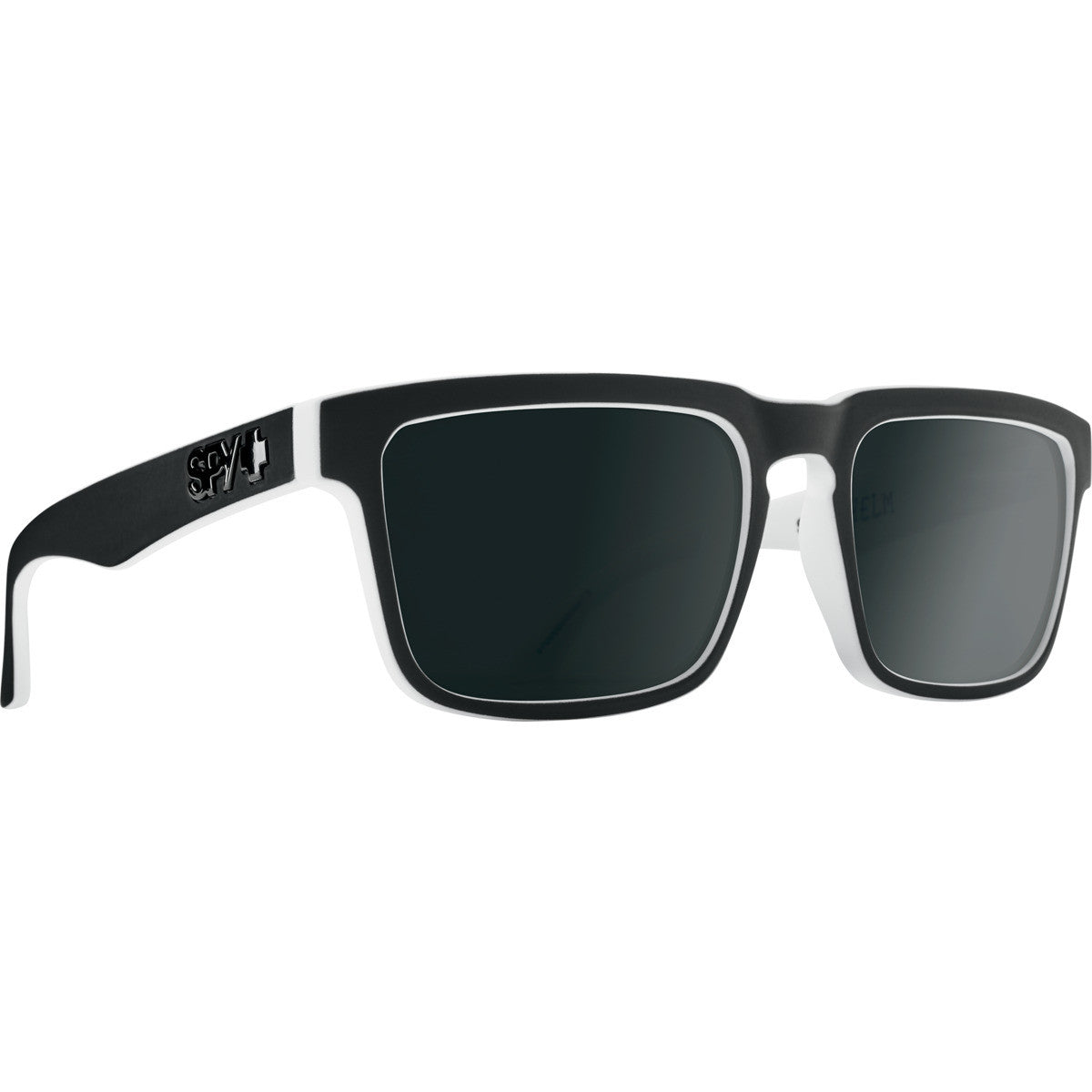 Spy Optic Helm Tech Sunglasses, Matte Black Spectra Mirror / 57