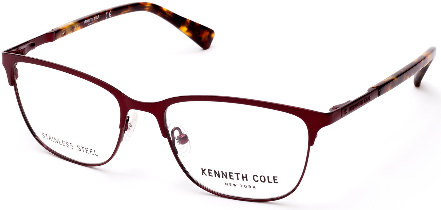 Kenneth Cole New York,Kenneth Cole Reaction KC0269 Eyeglasses 067-067 - Matte Red