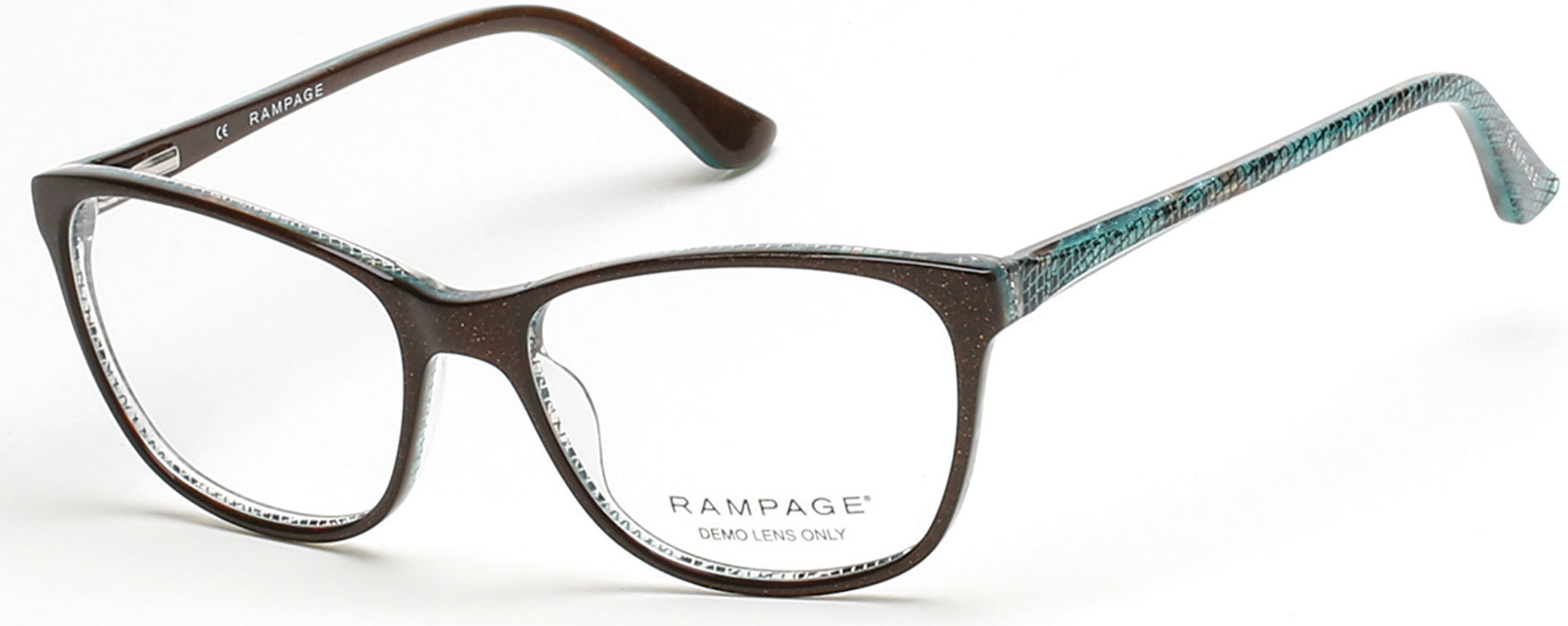 Rampage RA0155A Eyeglasses 048-048 - Shiny Dark Brown