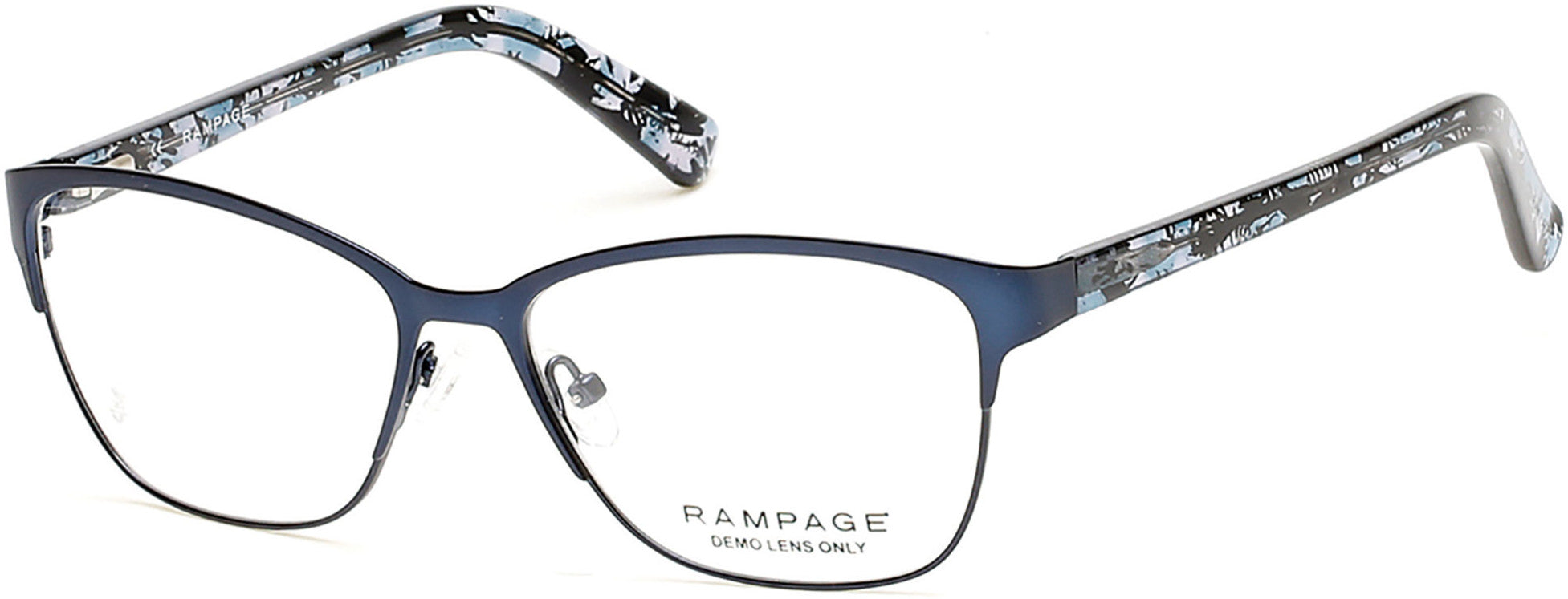 Rampage Geometric RA0199 Eyeglasses 092-092 - Blue/other