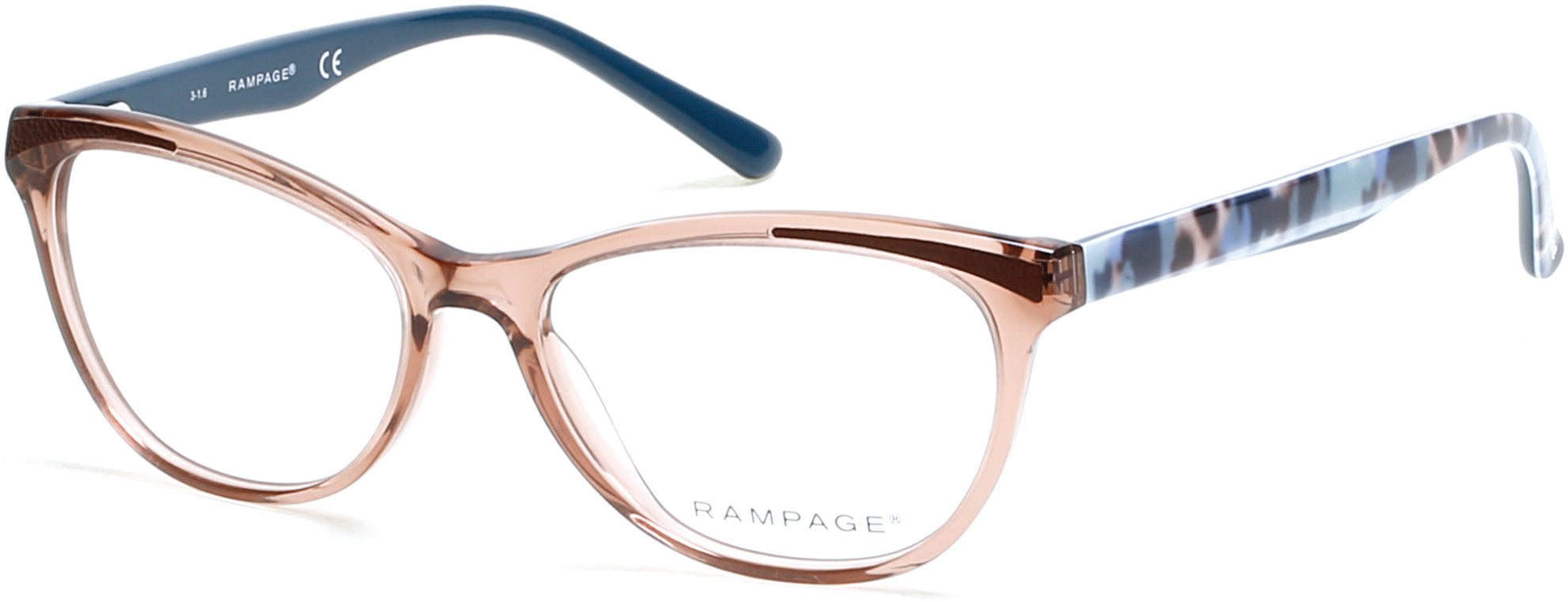 Rampage Cat RA0205 Eyeglasses 048-048 - Shiny Dark Brown