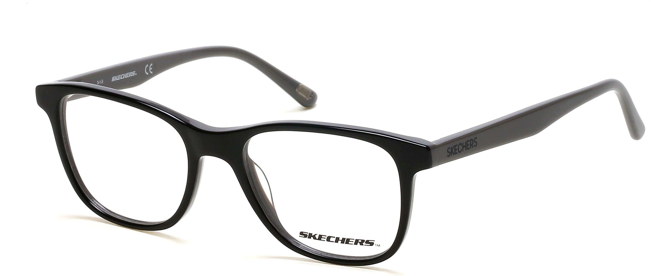 Skechers SE1162 Rectangular Eyeglasses 005-005 - Black