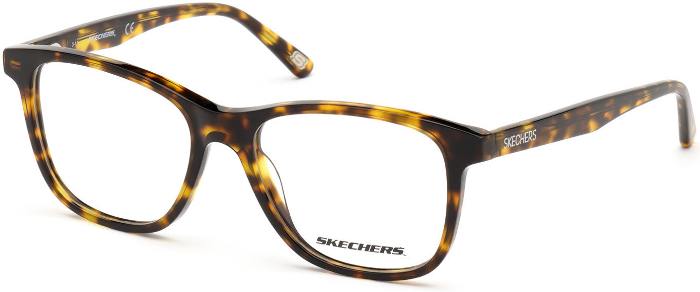 Skechers SE1162 Rectangular Eyeglasses 052-052 - Dark Havana