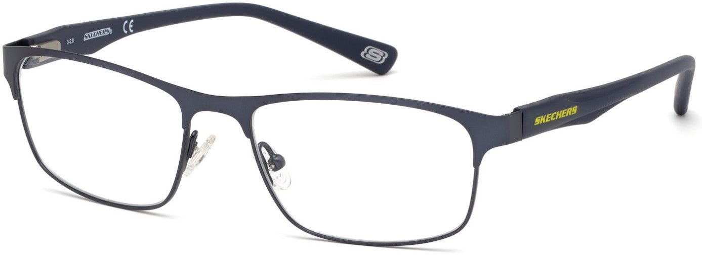 Skechers SE3230 Rectangular Eyeglasses 091-091 - Matte Blue