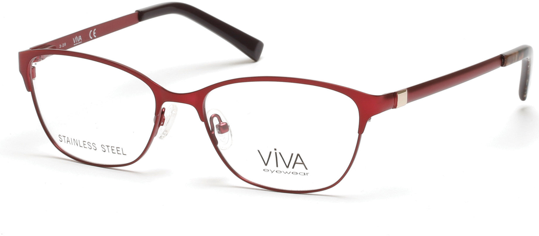 Viva VV4506 Eyeglasses 070-070 - Matte Bordeaux